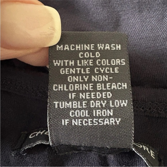 Chelsea & Theodore Womens Blue Chambray Tiered Maxi Dress Plus Size 2X - Picture 5 of 6